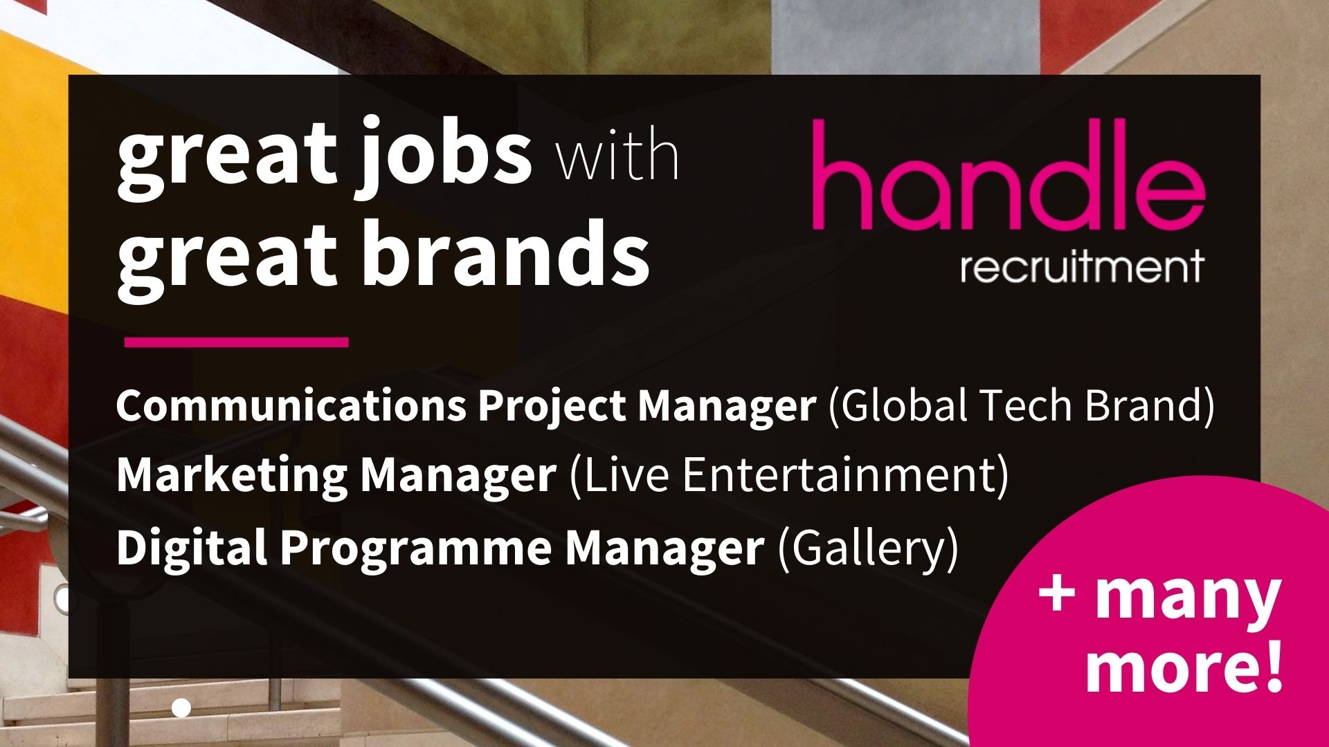 Great Jobs with great brands - Handle Recruitment