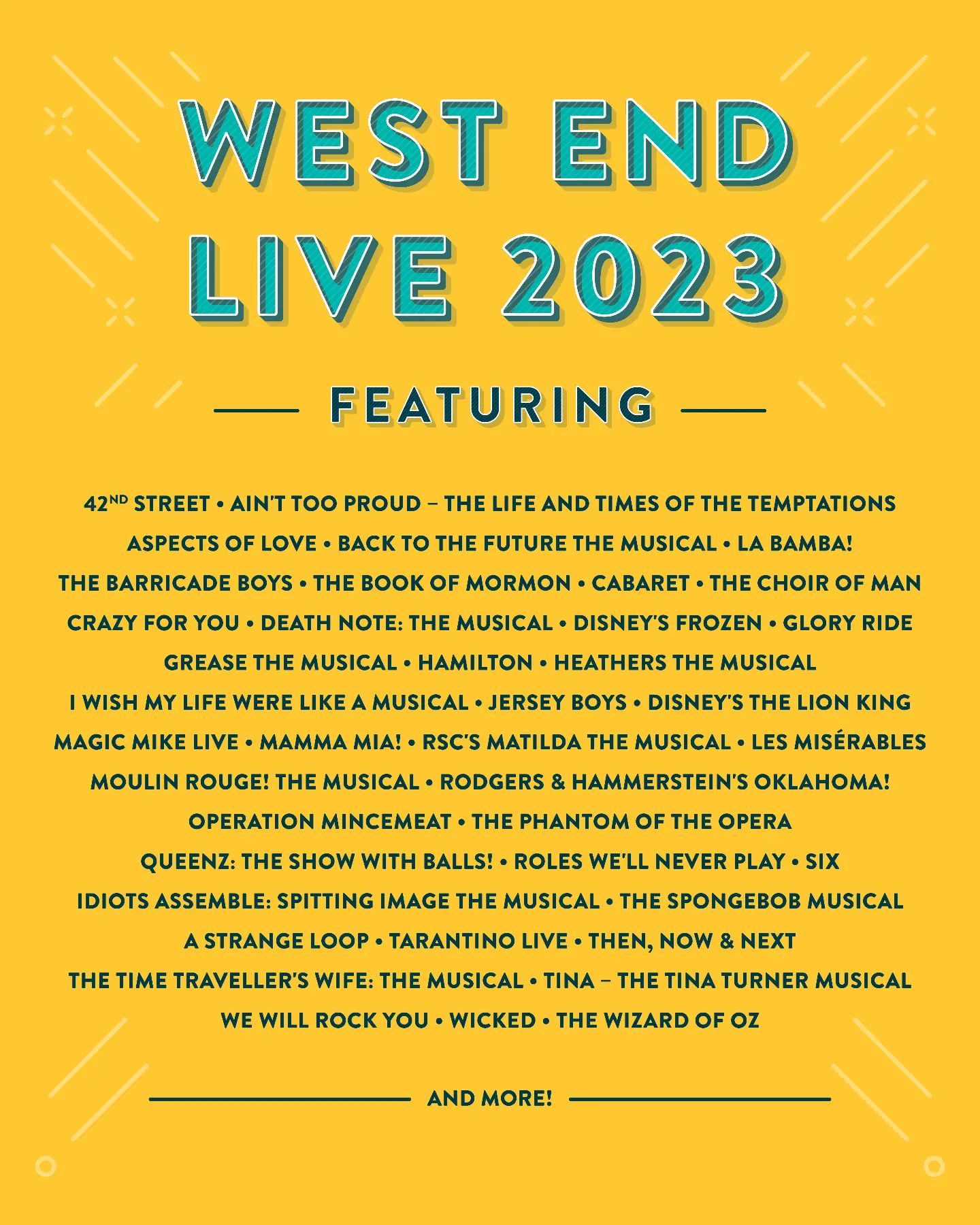 West End Live 2023