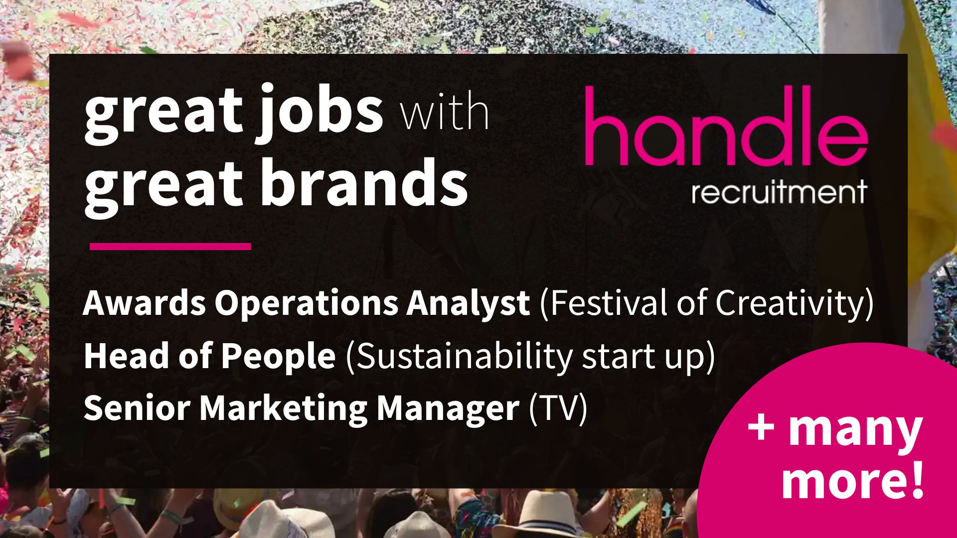 Great jobs with Great brands in London - 16/08/22