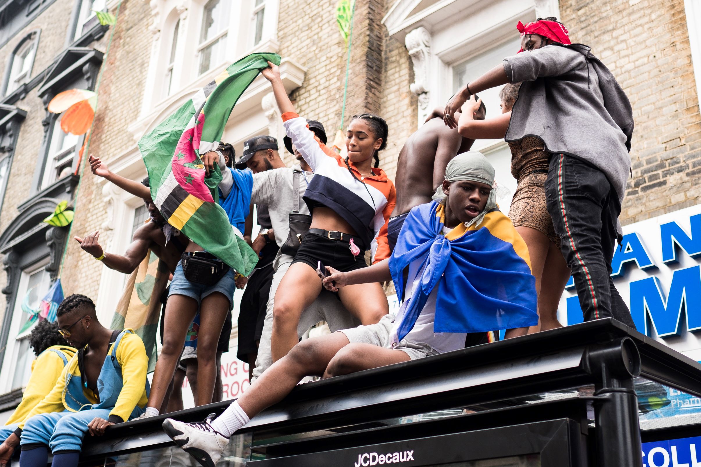 Notthing Hill Carnival - people celebrating