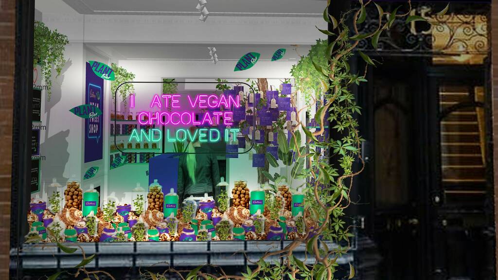 shopfront with neon sign