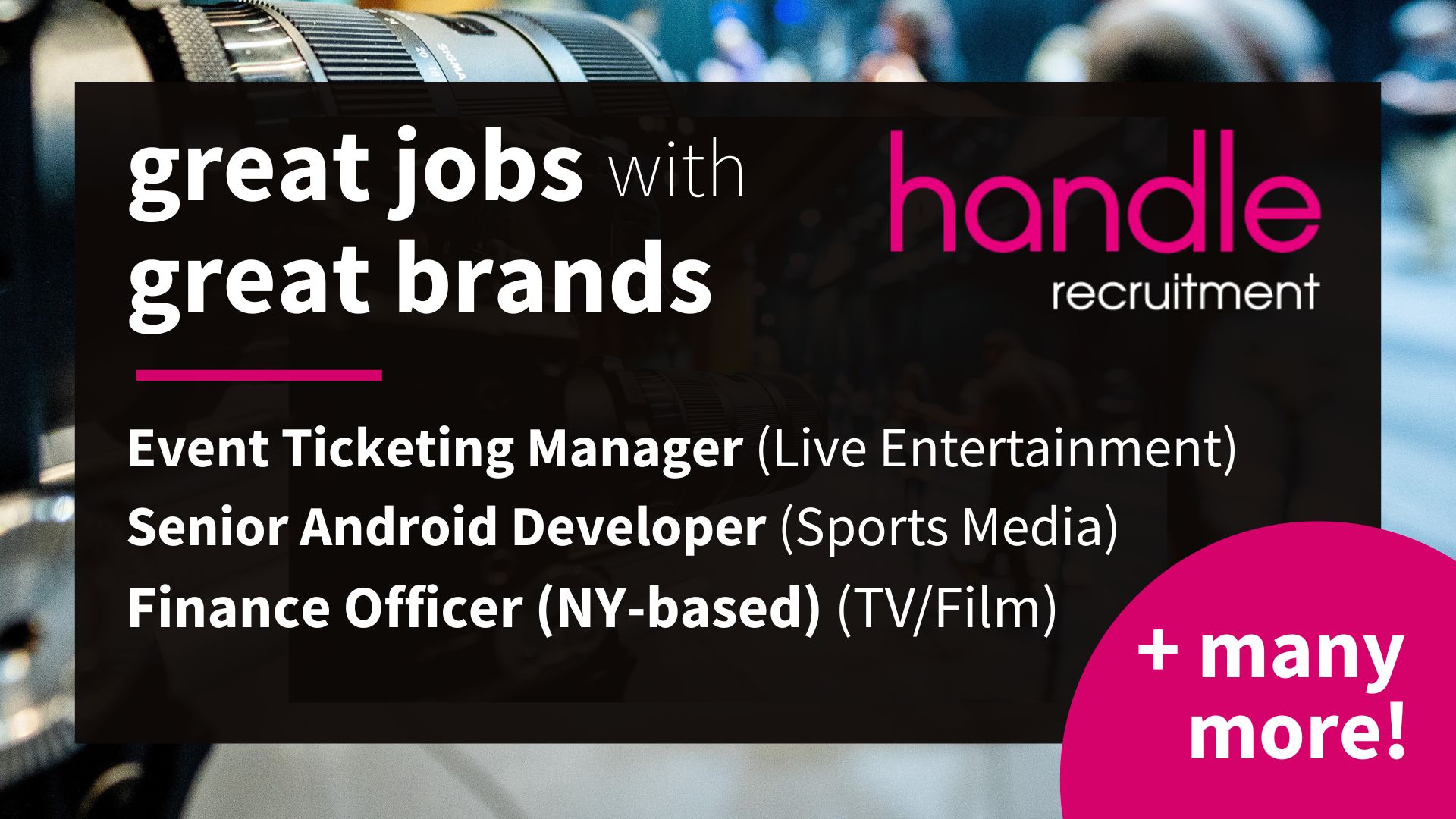 Great Jobs with great brands - Handle Recruitment