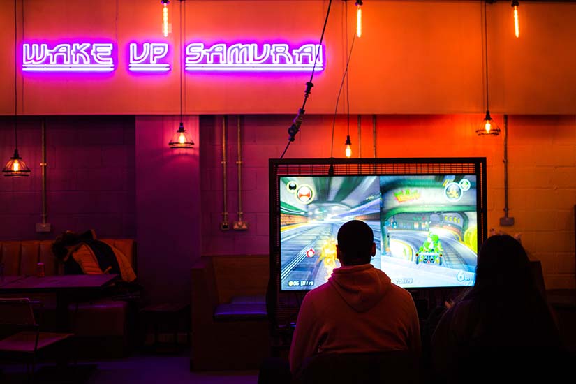 Platform eSports bar in Canary Wharf