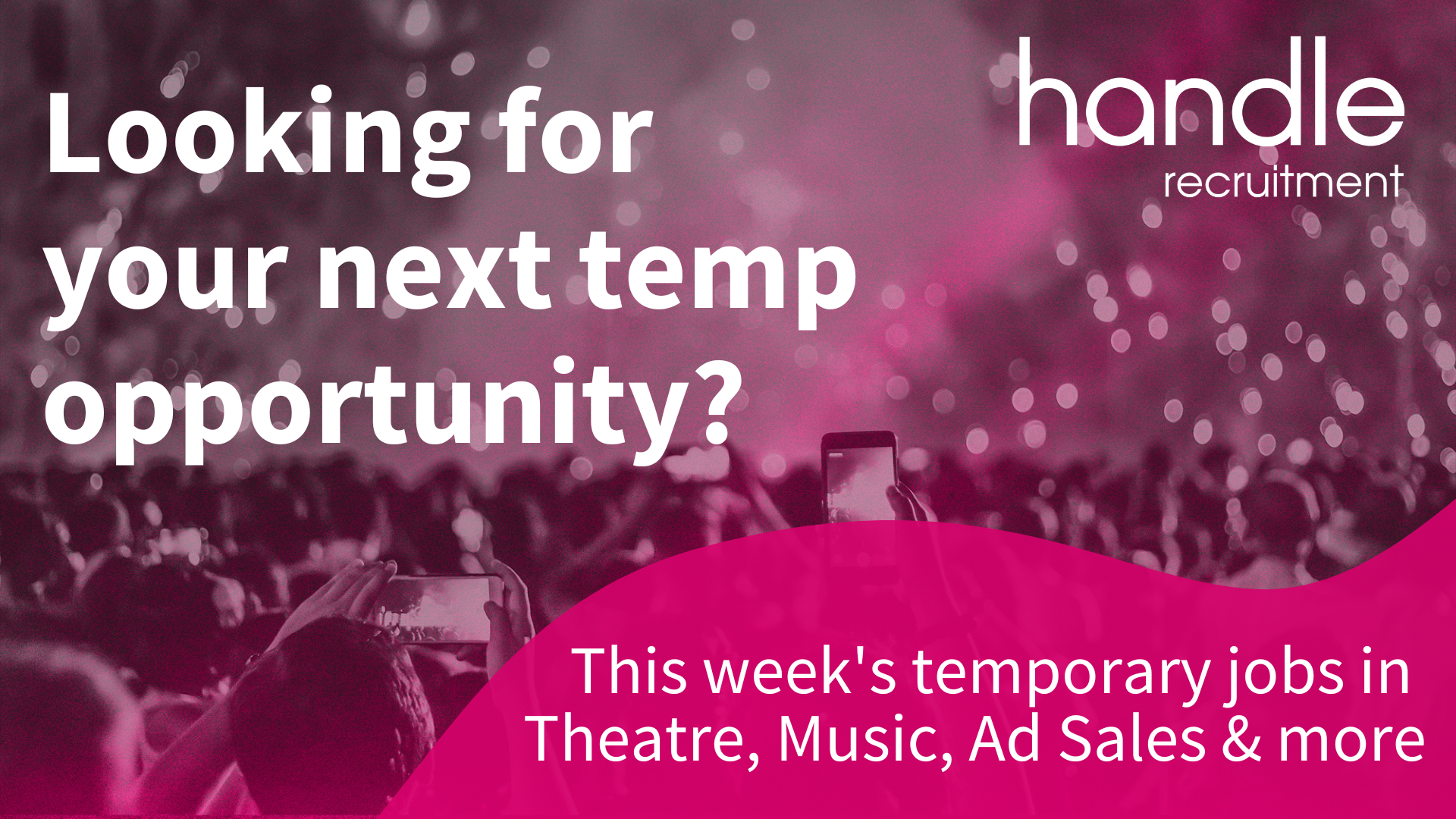 Temp opportunities with Handle Recruitment