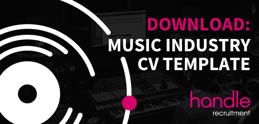 Music Industry CV Template