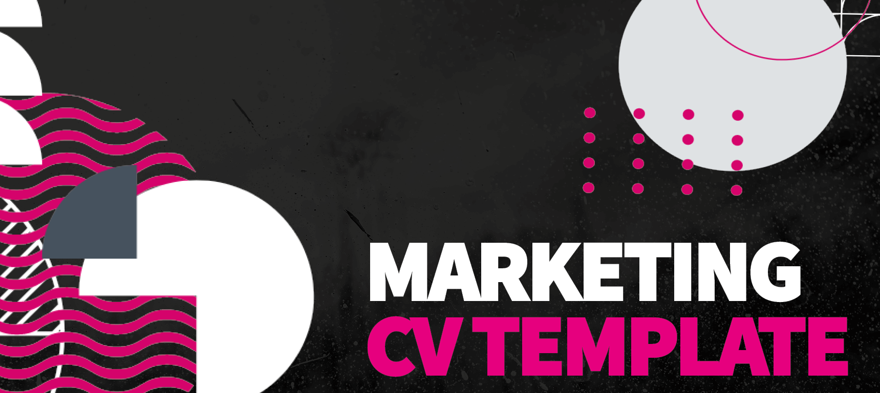 Marketing CV template