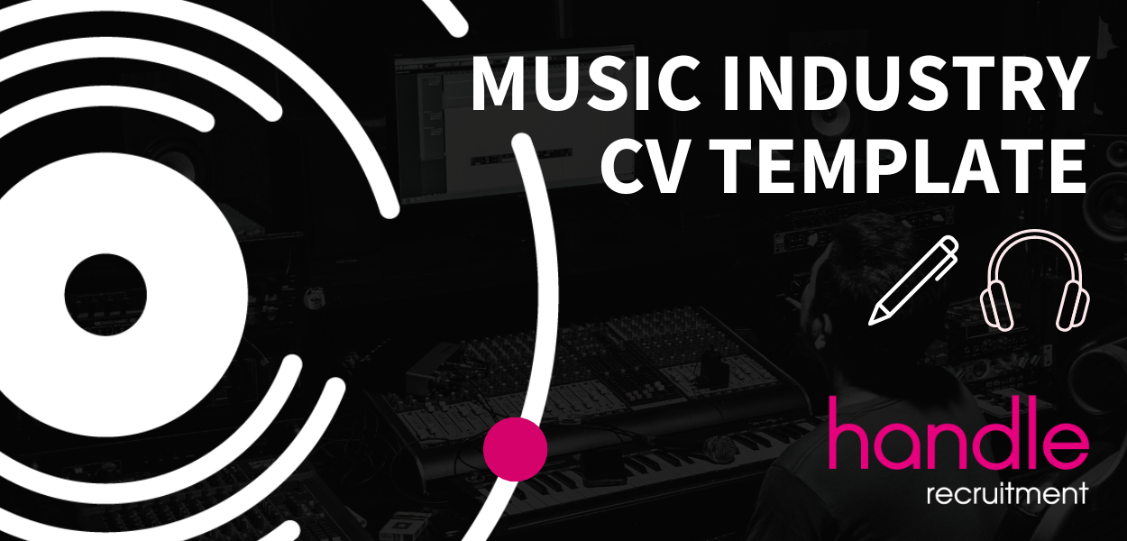 Music industry cv template