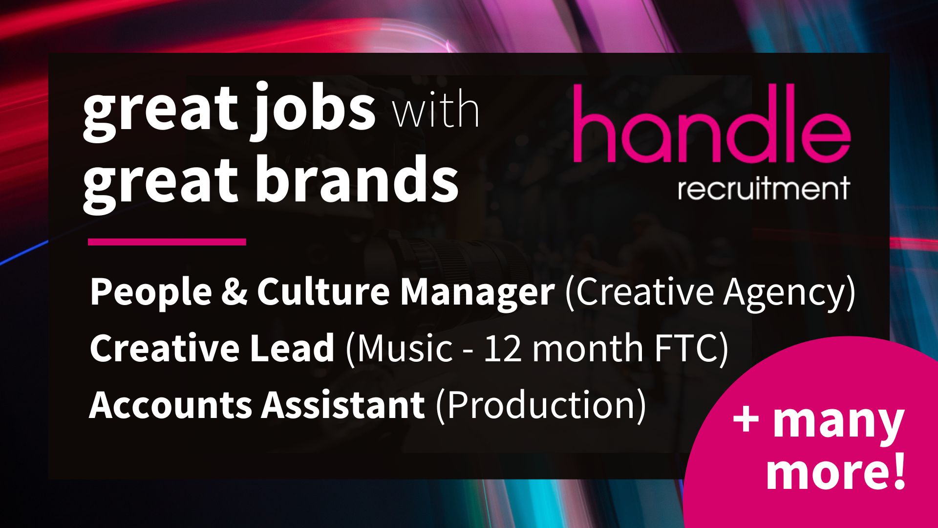 Great Jobs with great brands - Handle Recruitment