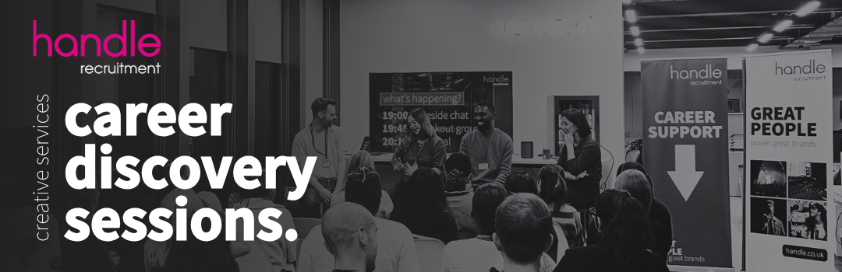 Career Discover Sessions [creative services] handle recruitment - pitch yourself - crafting your 30 second introduction