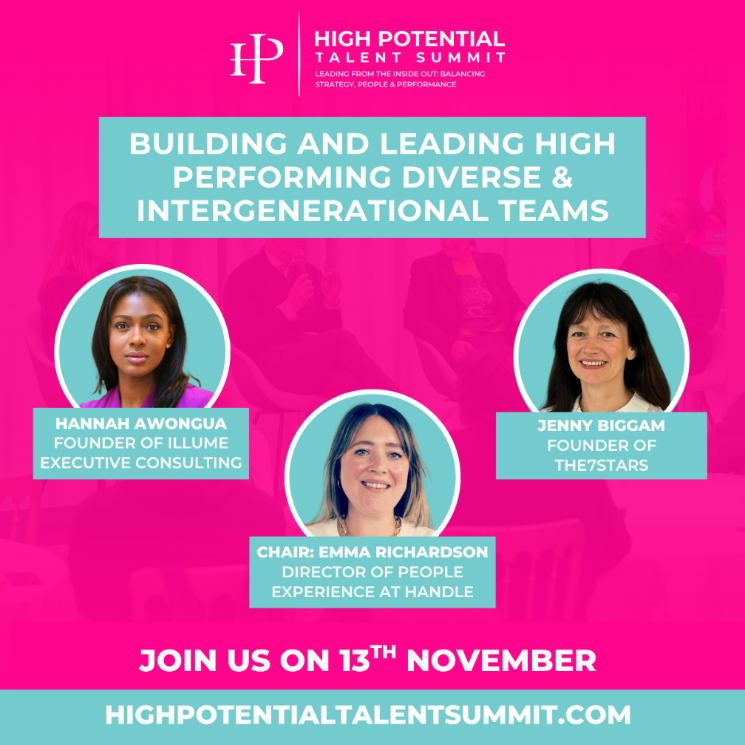 The High Potential Talent Summit - Arit Eminue - Emma Richardson - Handle Recruitment New Panel Discussion Handle Recruitment