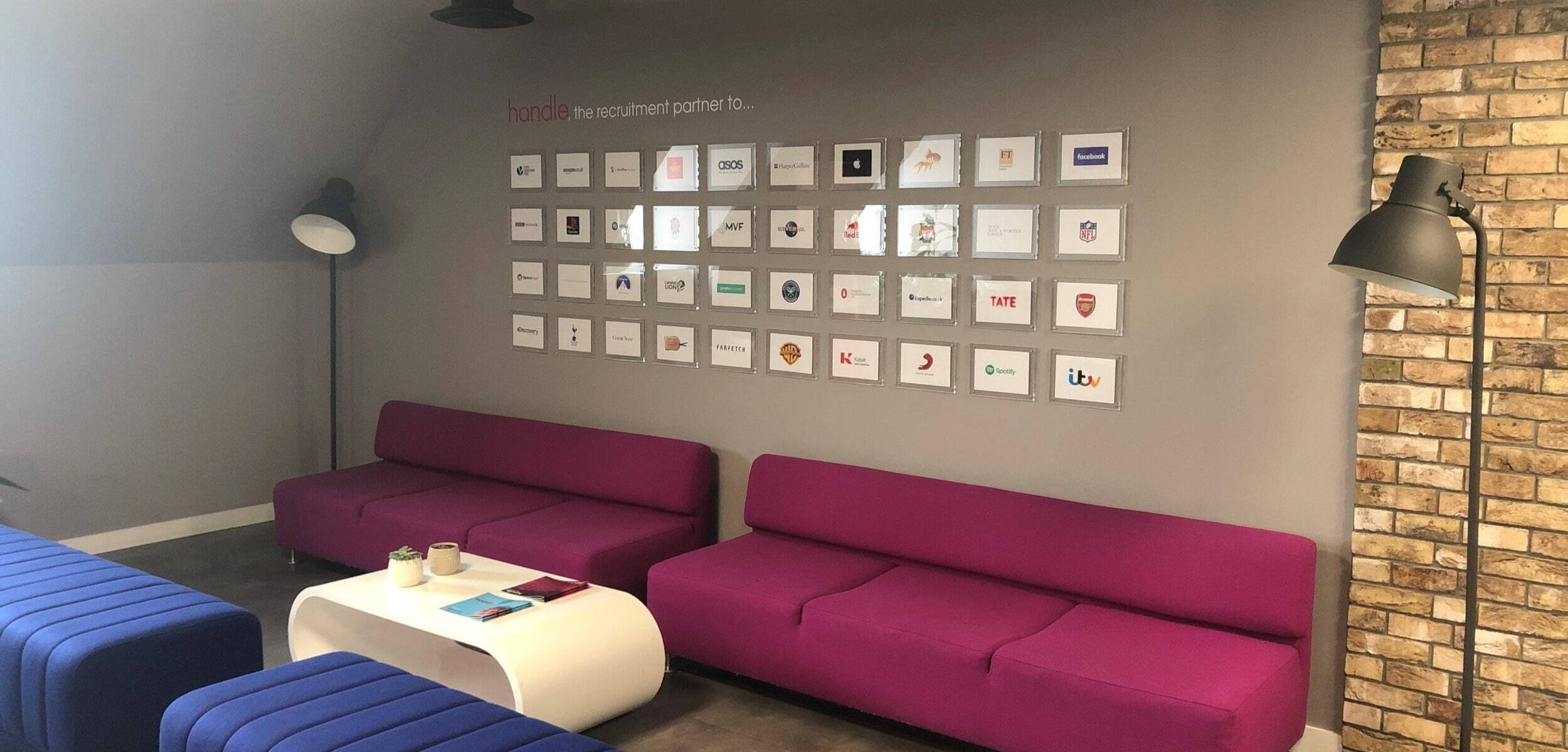 The handle difference - testimonial wall